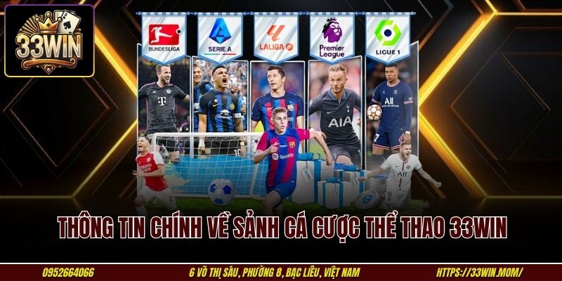 Thông tin chính về sảnh cá cược thể thao 33WIN